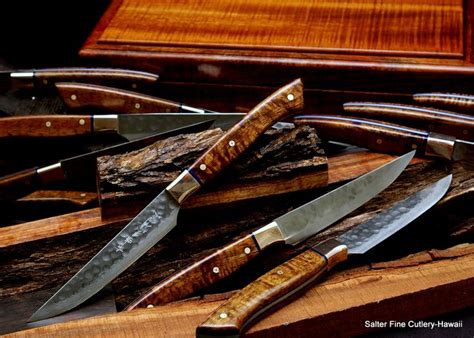 Custom made hand forged damascus steel full tang blade kitchen knife set, overall 45 inches length of damascus sharp knives (10.6+9.6+9.0+8.0+7.6) inches, leather suede sheath (blue razon)) 38 best Japanese Hand-forged Carbon Steel Knives images on ...