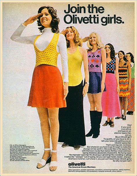 1972 Join The Oivertti Girls Seventies Fashion Retro Fashion