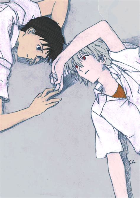 Shinji And Kaworu By Franvrg On Deviantart