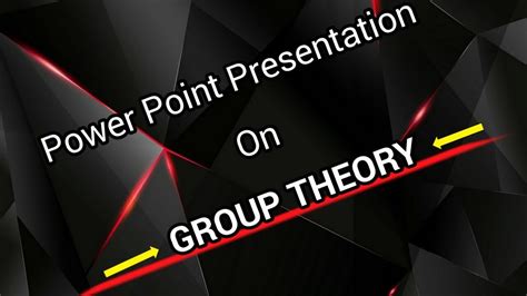 Power Point Presentation On Group Theory Ppt On Applications Of Group