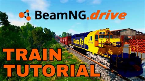 How To Place A Train On The Tracks In Beamng Tutorial Youtube