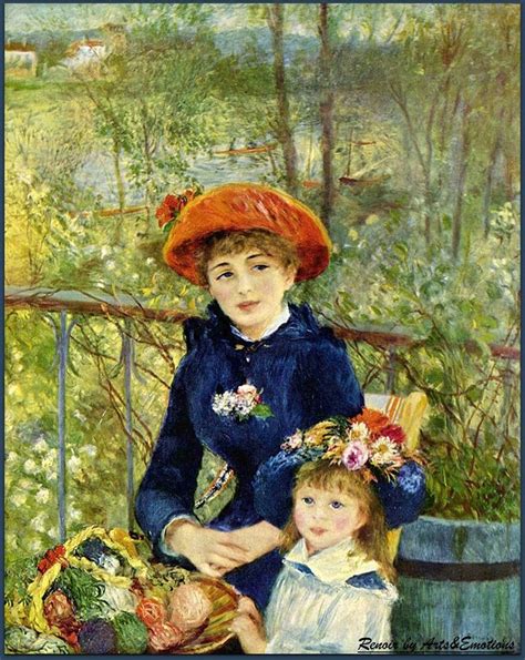 Deux Sœurs Ou Sur La Terrasse 1881 Par Pierre Auguste Renoir Les Impressionnistes