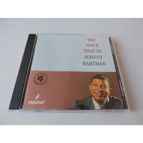 Johnny Hartman The Voice That Is Cd Gmg 0011105014427 Ugood