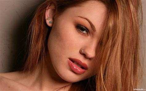 women redheads jayme langford nose ring faces hd wallpaper pxfuel