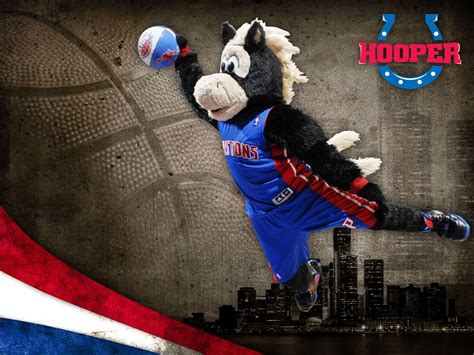 Who was bill laimbeer's sidekick when the pistons started flexing their muscles and throwing scares into east bully boston before finally overthrowing the celtics? Hooper - Detroit Pistons' mascot | Detroit pistons, Mascot, Pistons
