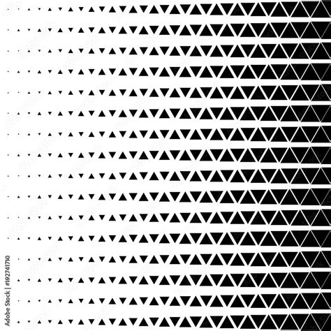 Abstract Geometric Black And White Graphic Design Print Halftone