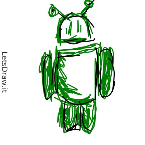 How To Draw Android Gjubnxmh3png Letsdrawit