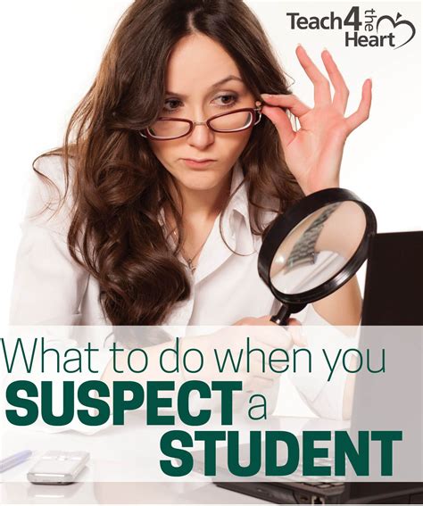 What To Do When You Suspect A Student But Cant Be Sure Teach 4 The