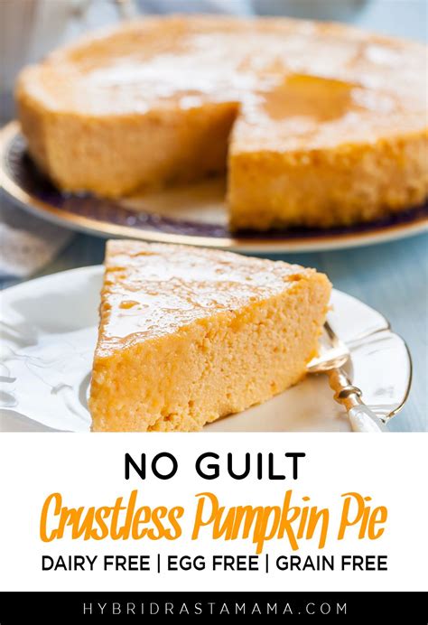 Check out these 30 delicious gluten free dairy free egg free recipes that you should try! Egg Free, Dairy Free, Grain Free, Gluten Free Crustless Pumpkin Pie | Recipe | Dairy free ...