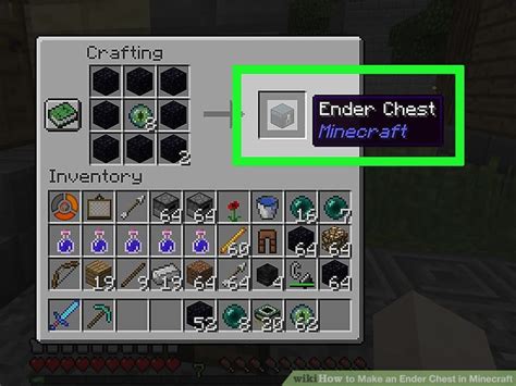 How To Make An Ender Chest In Minecraft 6 Steps With Pictures