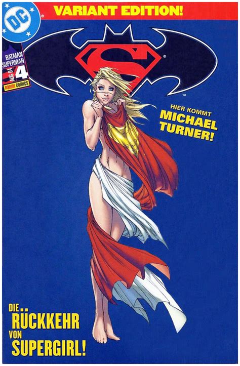 Rare Comics Supermanbatman 4 German Michael Turner Variant