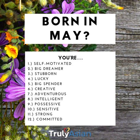 Born In May Here Are Facts About May Babies Trulyasian Born In May