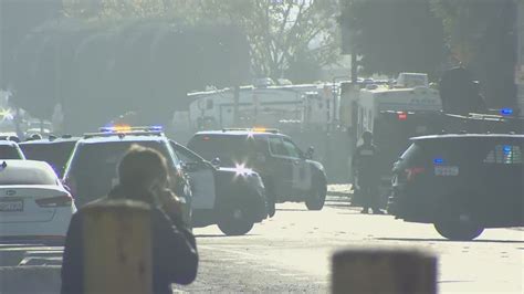 San Jose Police Negotiating With Alleged Armed Suspect Barricaded In Rv
