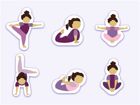 Yoga For Kids Sticker Pack By Irem Ozkaya On Dribbble