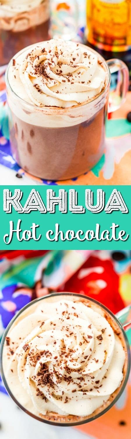Easy Kahlua Hot Chocolate Recipe Sugar And Soul