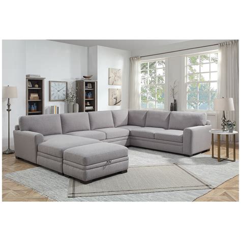 Inventory and pricing may vary at your warehouse location and are subject to change. Thomasville Fabric Sectional With Storage Ottoman | Costco ...