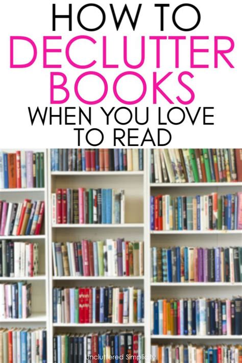 How To Declutter Books When You Love To Read Organize And Declutter