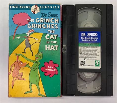 Dr Seuss The Grinch Grinches The Cat In The Hat Vhs Picclick Uk