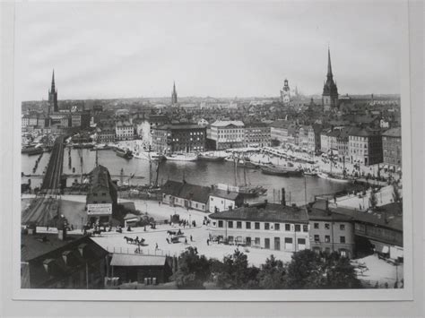 Äkta Foto Från Slussen I Stockholm 1890 Talet 406344238 ᐈ Köp På Tradera
