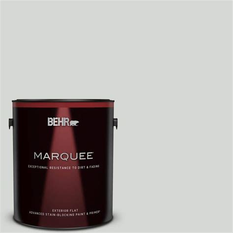 BEHR MARQUEE 1 Gal PPU25 13 Misty Coast Flat Exterior Paint Primer