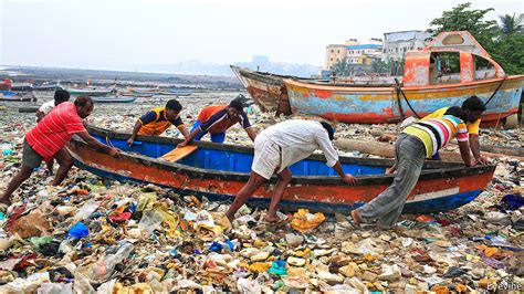 Direct plastic pollution happens when a boat or garbage truck dumps plastic straight into the ocean as a way to dispose of it. India's Fishermen Haul Plastic Waste Back To Shore To Turn ...