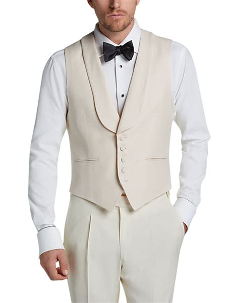 Joseph Abboud Collection Ivory Tuxedo Vest - Men's Suits | Men's Wearhouse