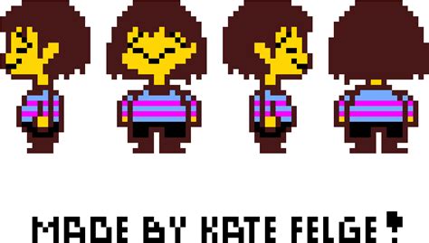 Frisk Sprite Sheet Undertale Frisk Sprite Png Transparent Png Png