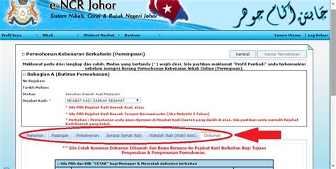 Menyelesaikan prosedur nikah ni adalah salah satu proses yang sukar untuk zahida dan tunang. Prosedur Permohonan Nikah Negeri Johor 2015 Online (e-NCR ...