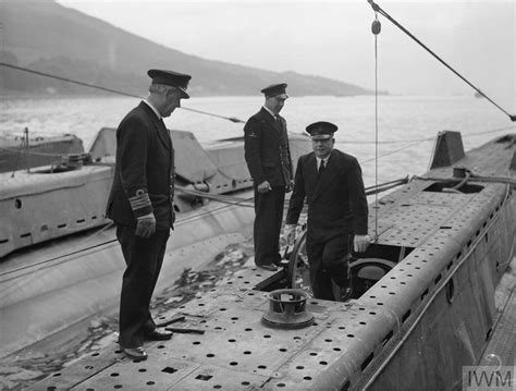 Mr A V Alexander Mp First Lord Of The Admiralty Visits Submarines At