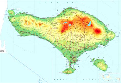 Peta Provinsi Bali Lengkap Dengan Nama Kabupaten Dan Kota Tarunas