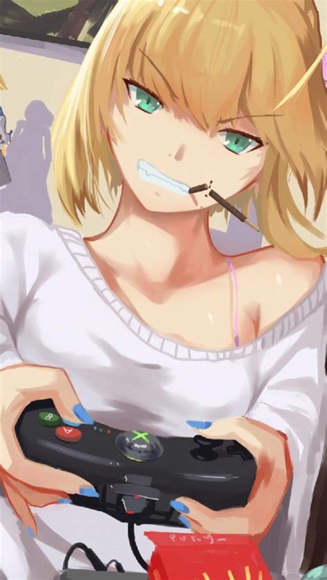 Anime Gamer Girl Backiee