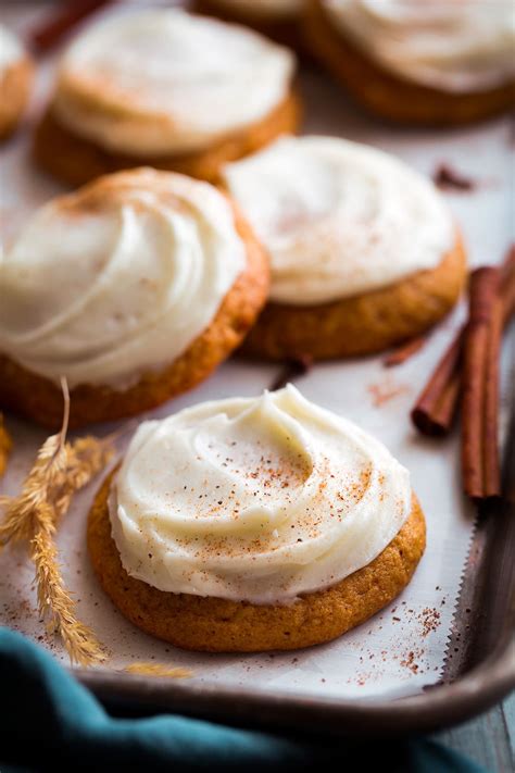 Pumpkin Cookies With Cream Cheese Frosting Recipe Cart