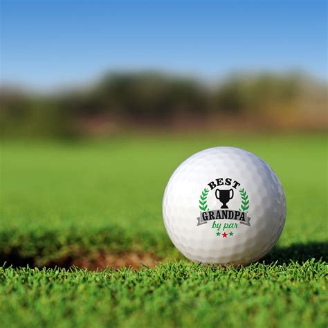 Personalized Best By Par Golf Ball Set Tsforyounow