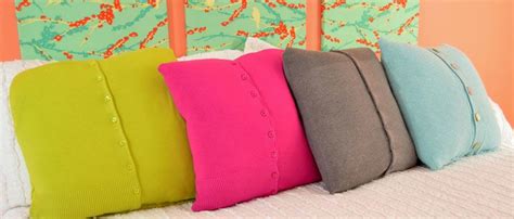 How To Make Old Sweaters Into New Pillows Thrift Store Crafts Velvet
