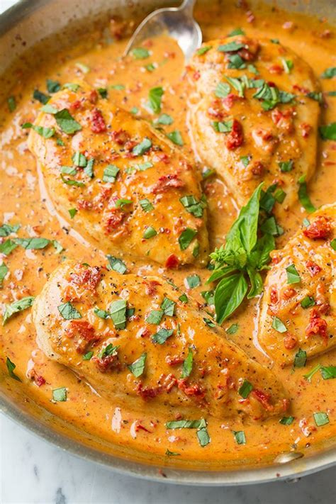 Skillet Chicken With Creamy Sun Dried Tomato Sauce Cooking Classy