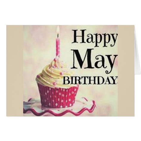 On Your May Birthday Be Happy