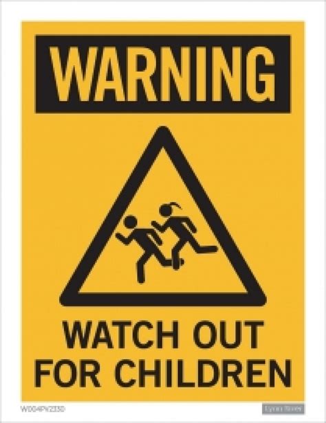 Watch Out For Children Sign Commercial Cleaning Supplies Auckland