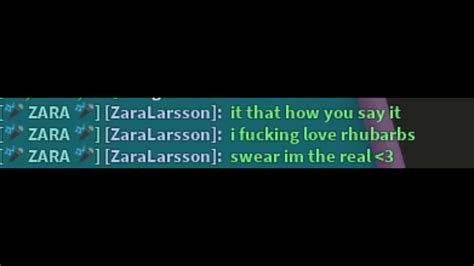 Zara Larsson Swears On Roblox Real Youtube