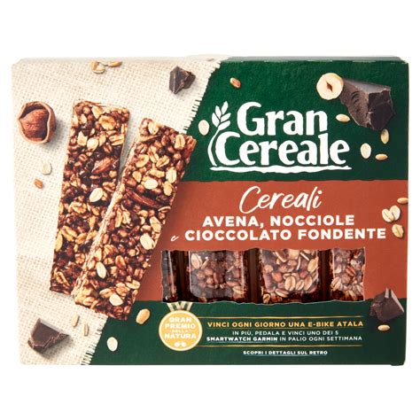Gran Cereale Barrette Di Cereali Con Avena Nocciole E Cioccolato