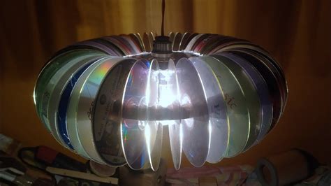 How To Make Hanging Lamp With Old Cd Tubelife Youtube