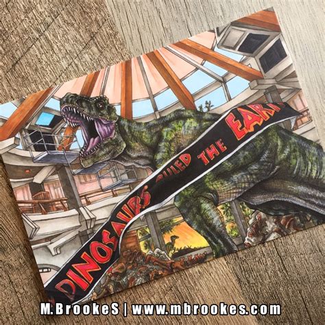 Jurassic Park When Dinosaurs Ruled The Earth Print
