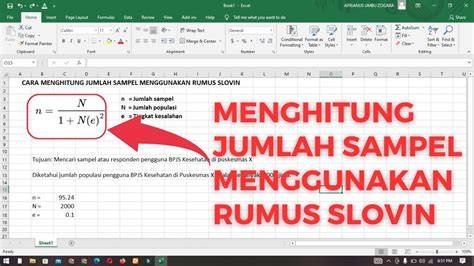 Menggunakan Rumus Slovin Untuk Menentukan Sampel The Best Porn Website