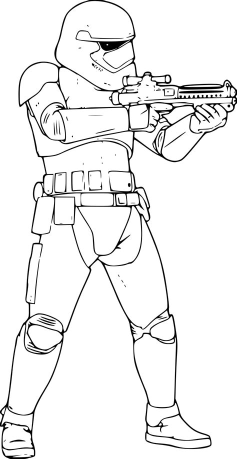 Coloriage de Stormtrooper à imprimer sur Coloriage DE .com