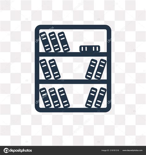 Choose from over a million free vectors, clipart graphics. Bookshelf Vector Icon Isolated Transparent Background ...