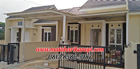 Kanopi baja ringan galvalum model minimalis cocok untuk rumah tipe 36, tipe 42, tipe 54, tipe 72 ataupun rumah tipe lux. Hasil Pemasangan Kanopi Baja Ringan Atap Alderon RS Super ...