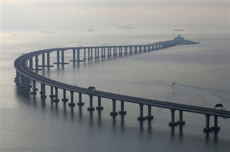 China Opens Worlds Longest Sea Crossing Bridge The Daily Courier