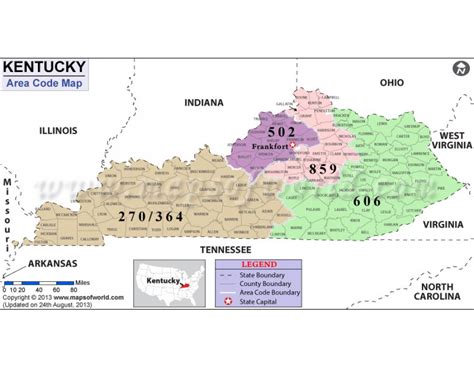 Kentucky Zip Code Map Printable