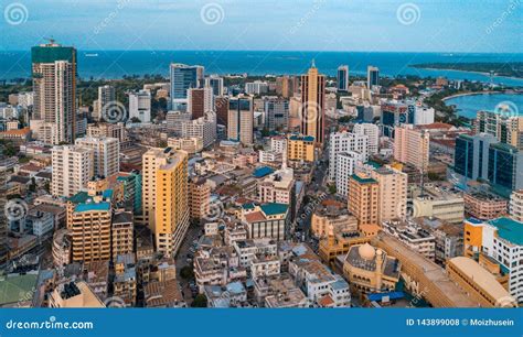 Aerial View Of The Haven Of Peace City Of Dar Es Salaam Stock Photo
