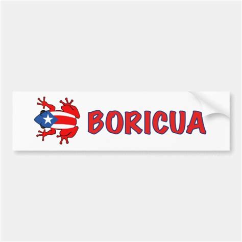 Puerto Rico Coqui Boricua Sticker