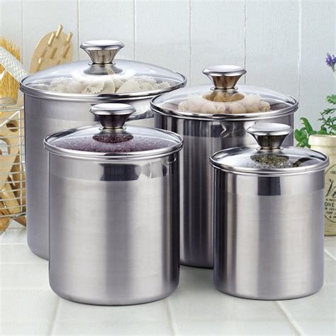 They're ideal for preserving the freshness of all your favorite dry food staples. Cooks Standard 4-Piece Stainless Steel Canister Set ...